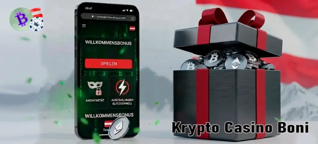 Die attraktivsten Bonusangebote in Krypto Casinos für österreichische Spieler.